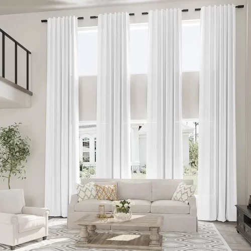 White Curtain in Living Room