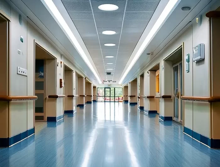 Hospital vinyl flooring