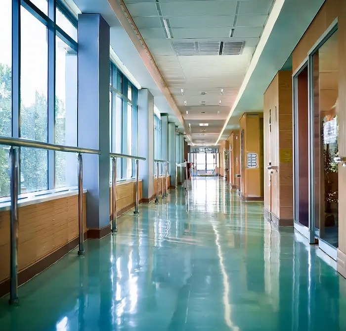 Hospital vinyl flooring