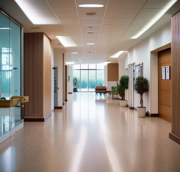 clinics vinyl flooring