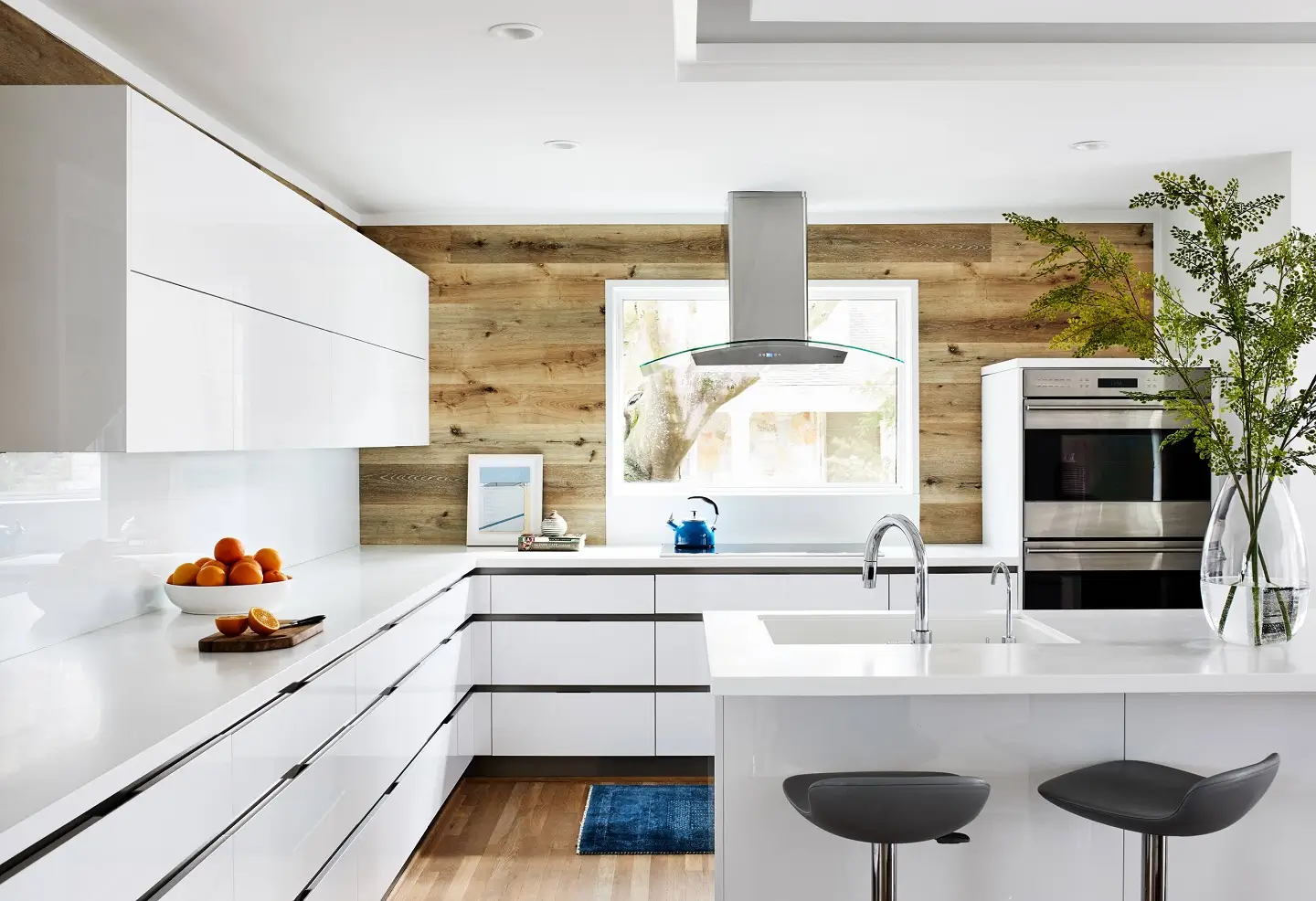 Modern White Kitchen Renovation