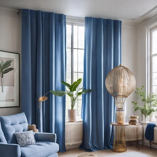 Blue Curtains