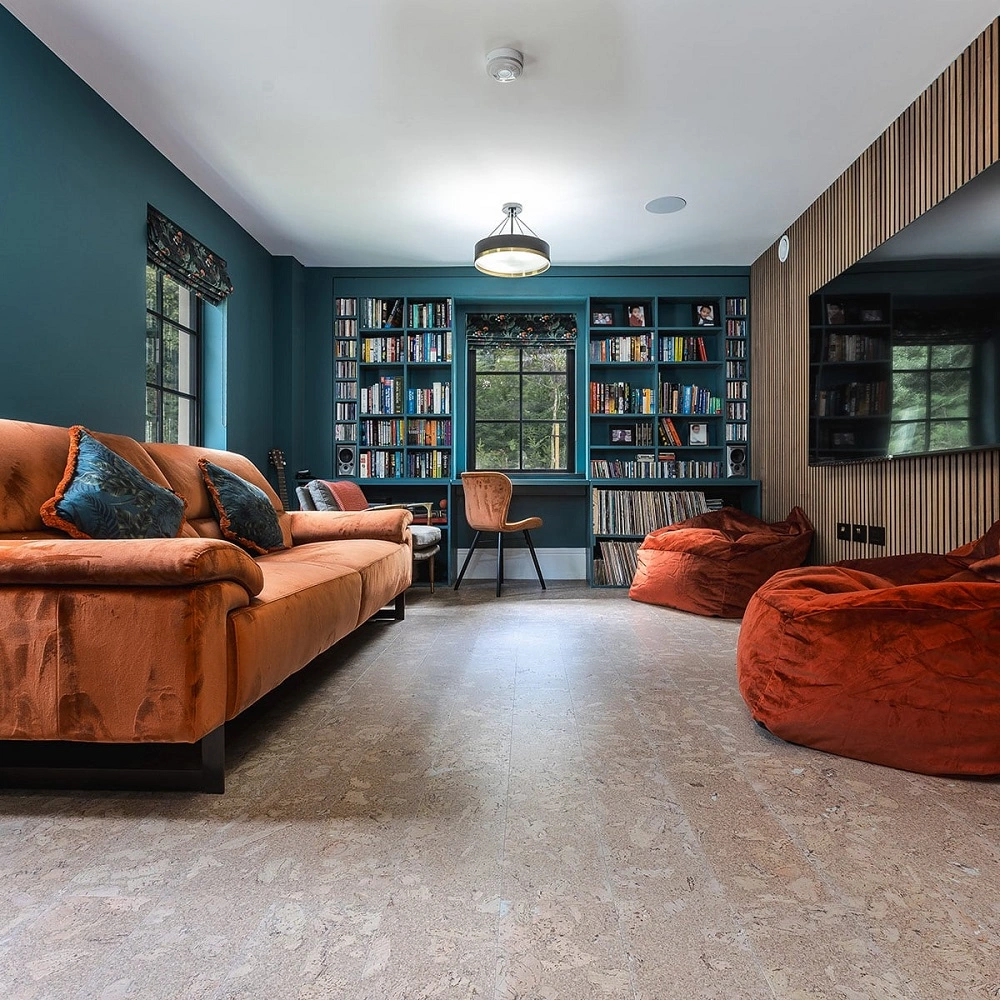 Cork flooring
