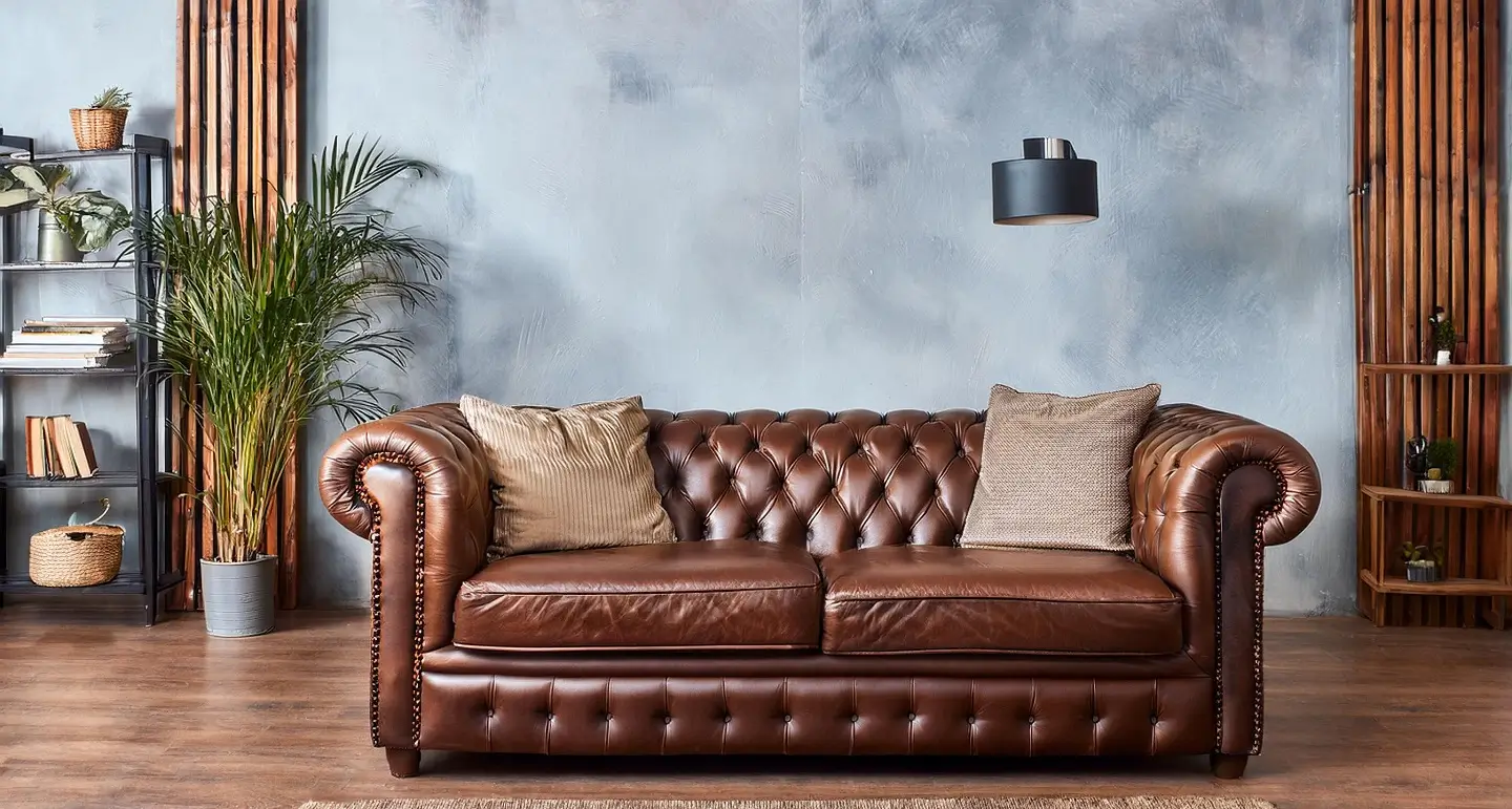 Custom Leather Sofa