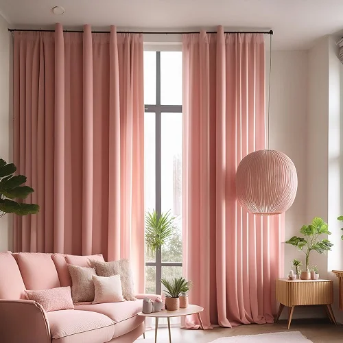 Pink Curtains