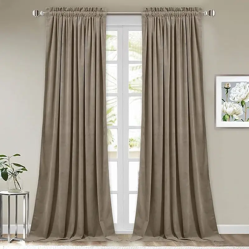 beige curtains for windows