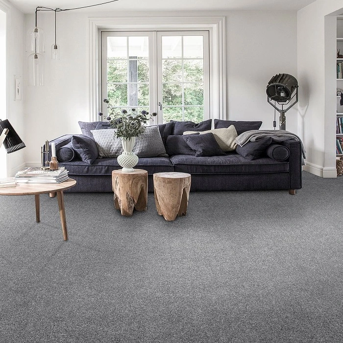 grey carpet living room