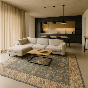 Carpet Underlay in Living Room