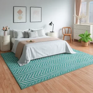 Handmade Rug in Bedroom