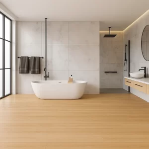 Laminate Flooring In bathroom