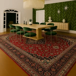 Persian Carpet in Dining Room