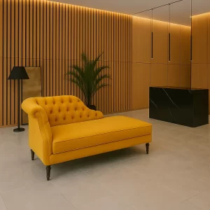 Chaise Sofa in Hotel Lobbies