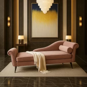 Chaise Sofa in Hotel Lobbies