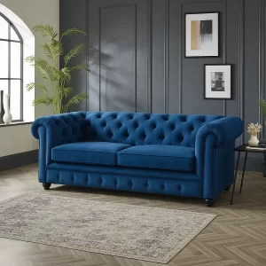 Chesterfield Sofa in Living Room