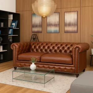 Chesterfield Sofa in Waiting Room