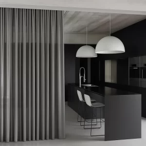 Chiffon Curtains in Commercial