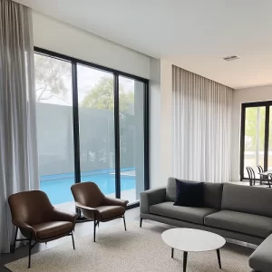 Chiffon Curtains in Residential