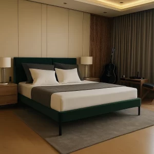 Custom Made Bed in Home Bedroom