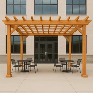 Custom Made Pergola in Commercial
