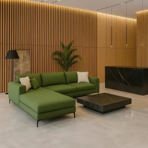 L Shaped Sofa Set in Hotel Lobbies