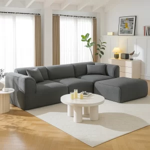 L Shaped Sofa Set in Living Room