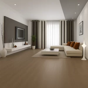 Linen Curtains in Living Room