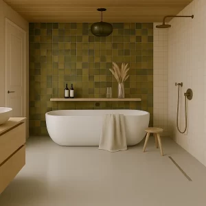 Resin Flooring in Bathroom