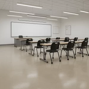 Resin Flooring in Class Room