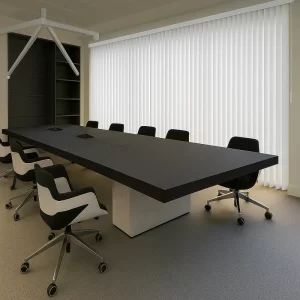 Vertical Blinds in Conference Room