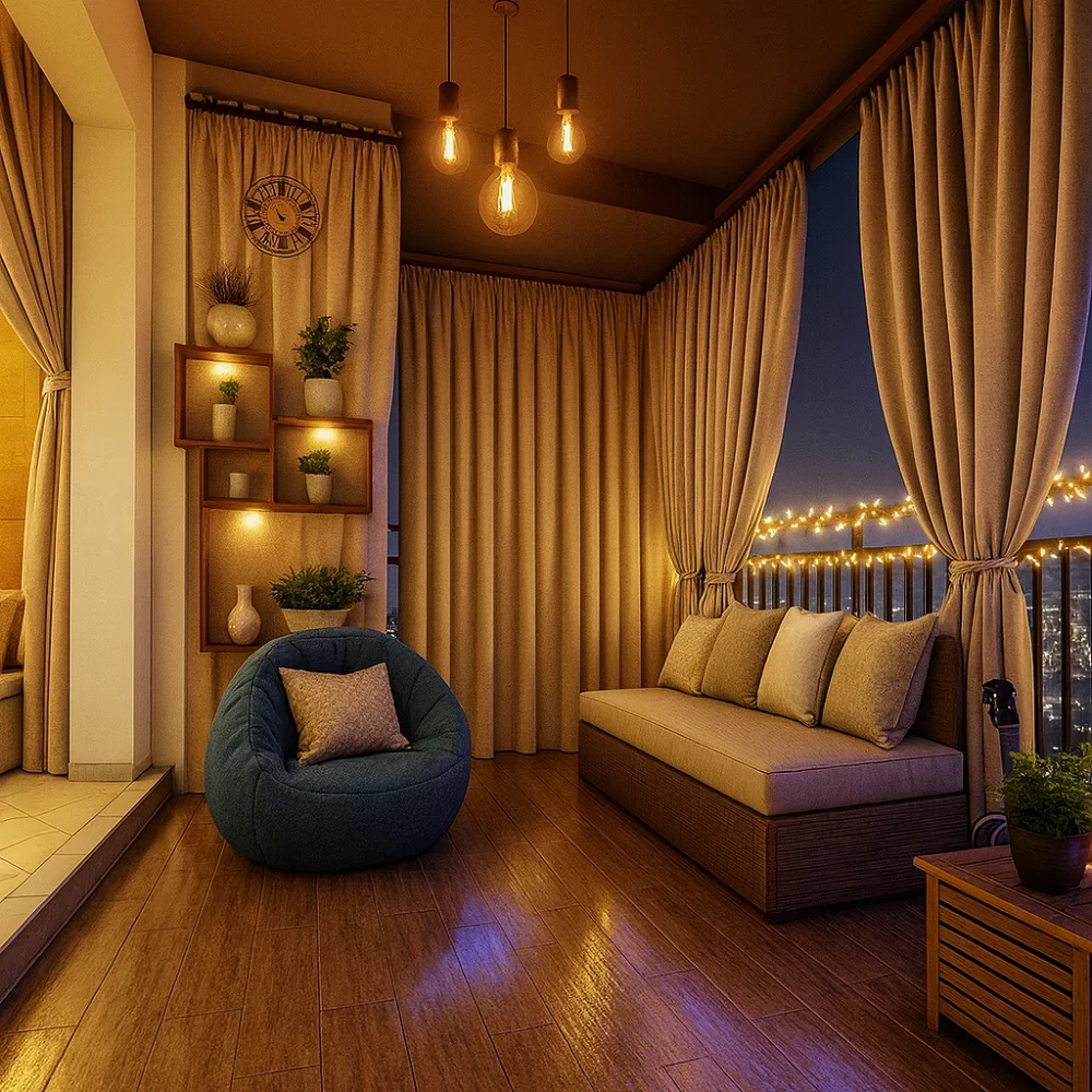 Balcony Curtains Commercial