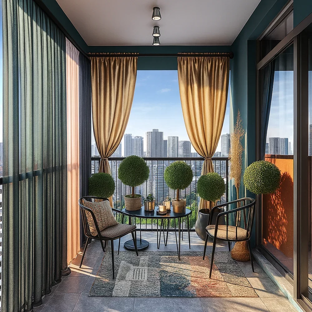 Balcony Curtains Residential