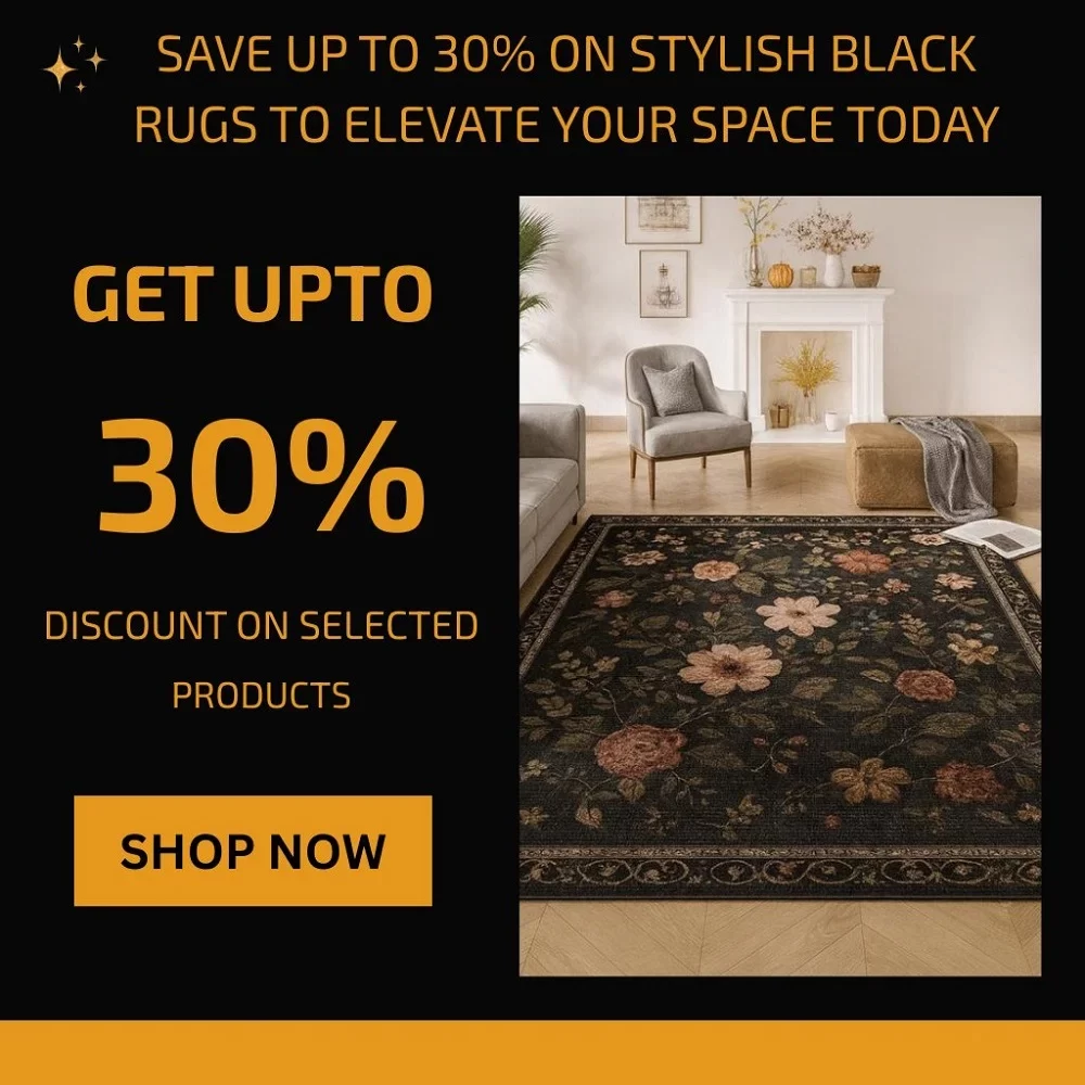 Black rugs