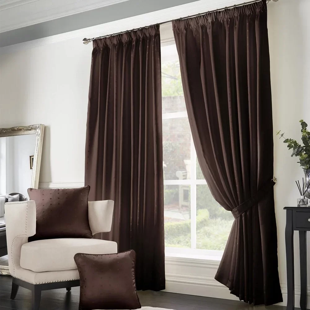 Brown Curtains