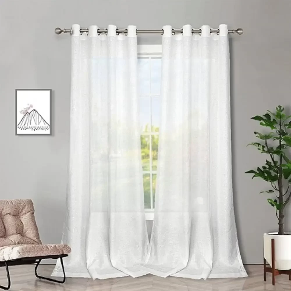 Chiffon curtains