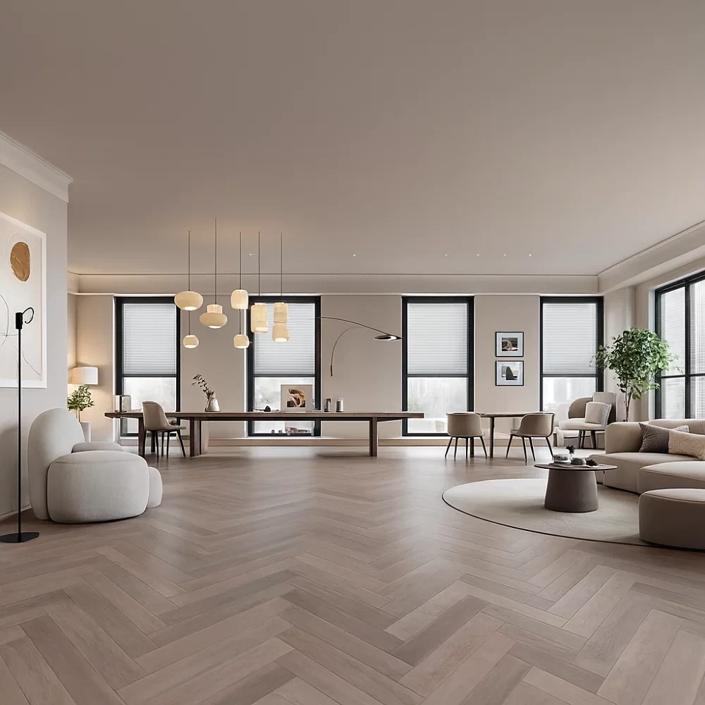 Commercial Herringbone Flooring