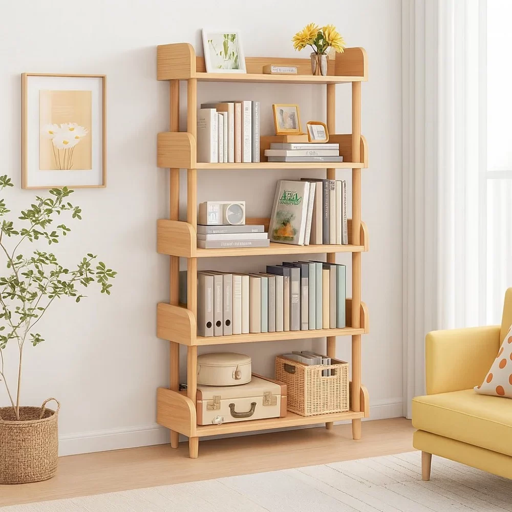 Commercial Oak Wood Bookcase
