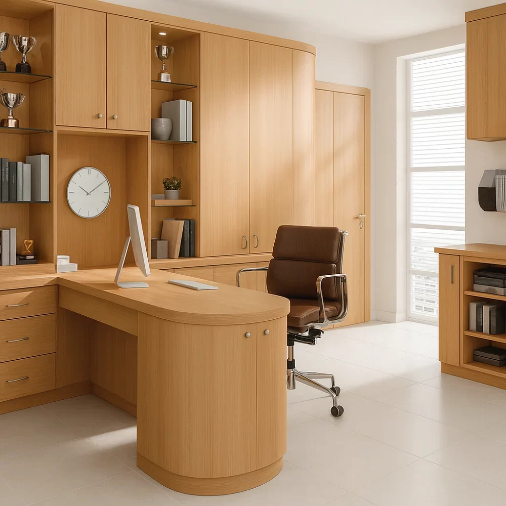 Commercial Oak Wood Cupboards