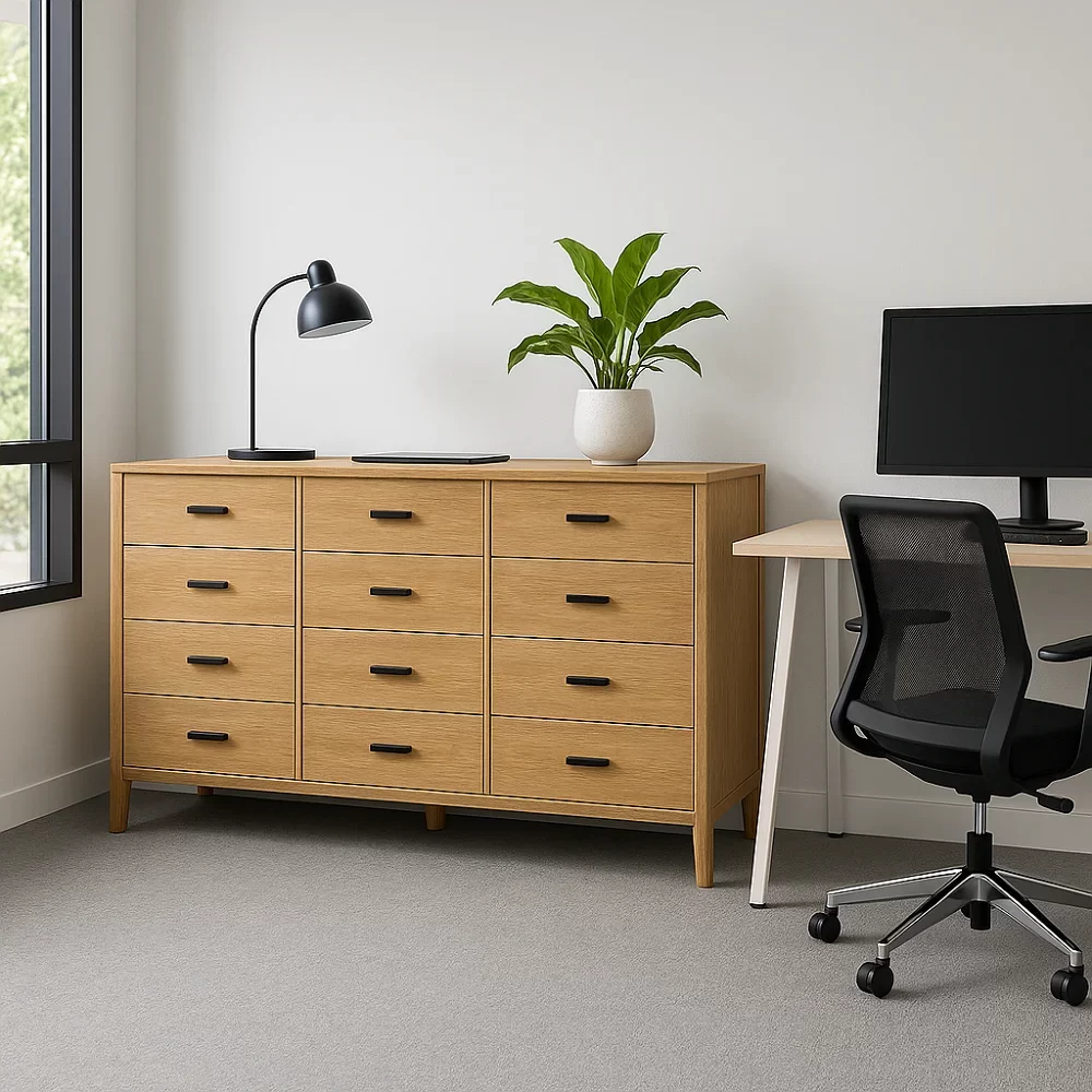 Commercial Oak Wood Dressers