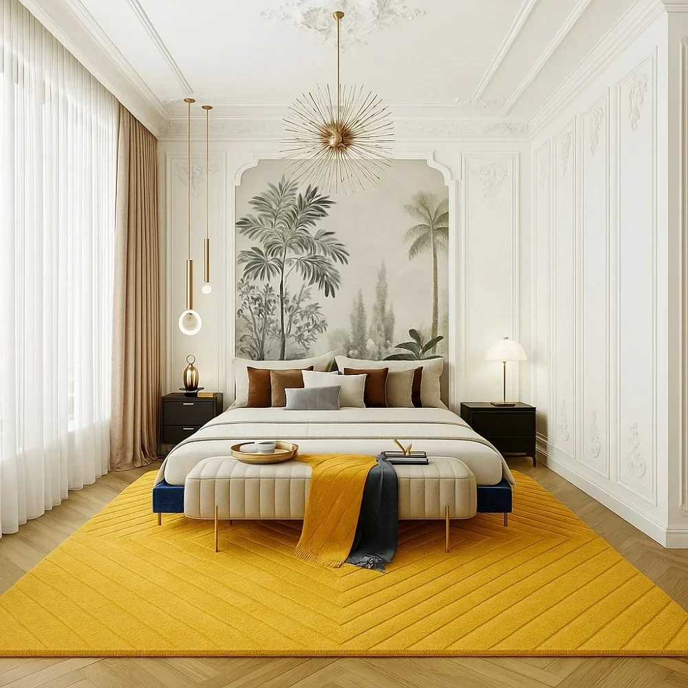 Commercial Yellow Rugs