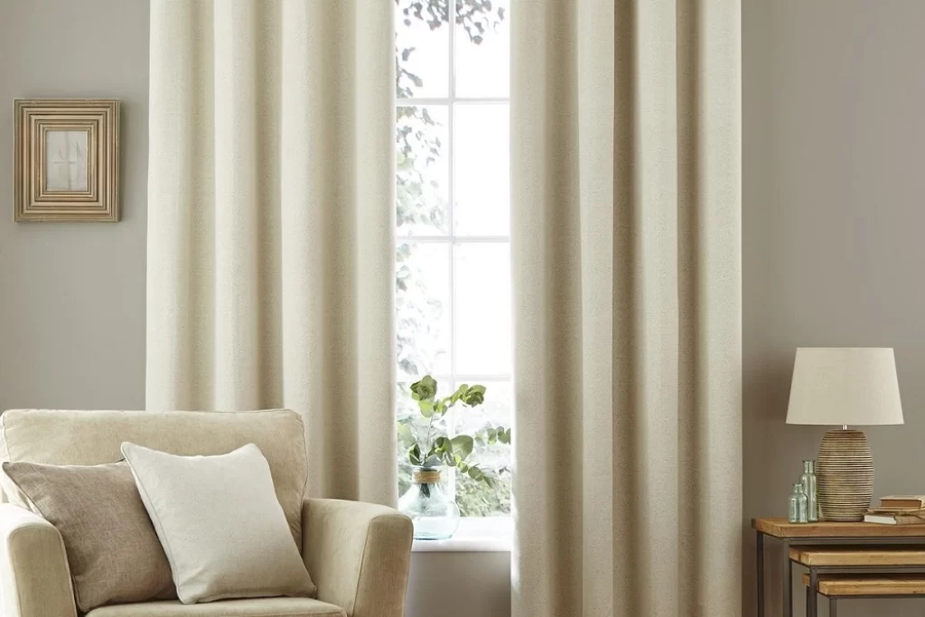 Cream Blackout Curtains