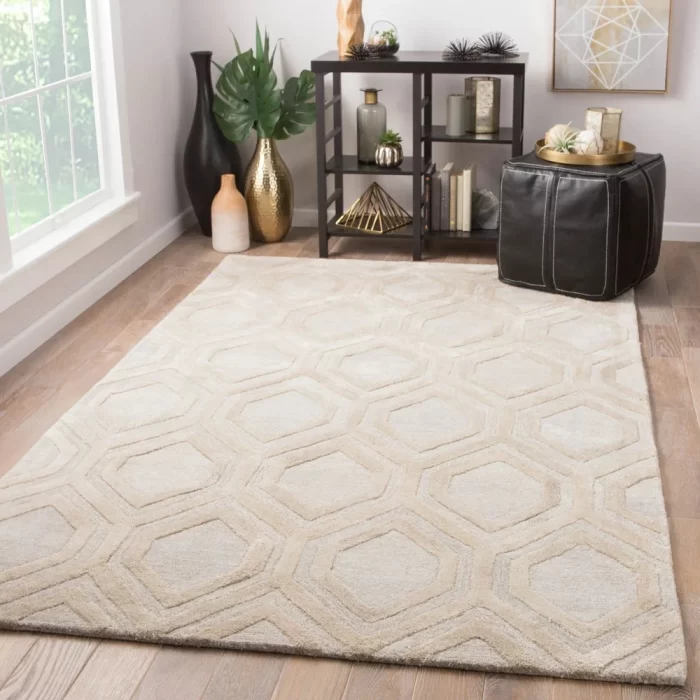 Cream Color Hand Tufted Carpets