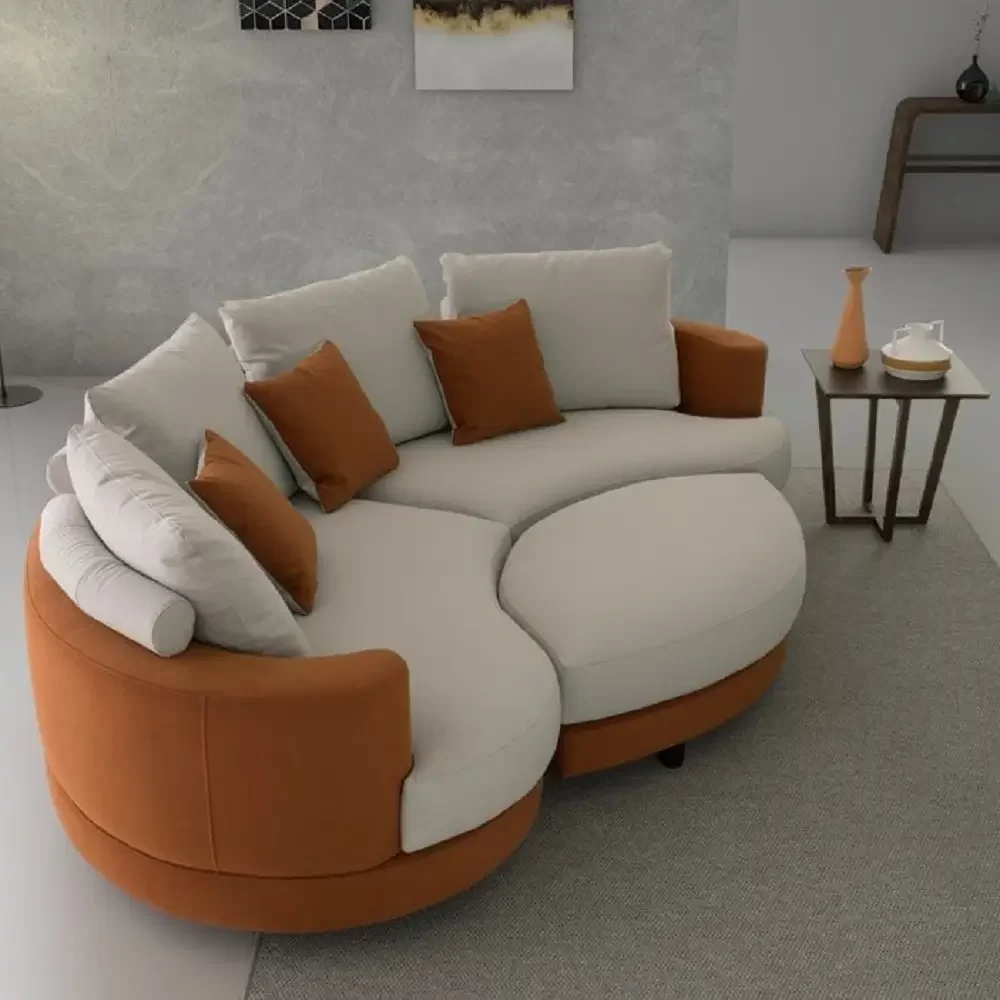 Custom Curved Sofa