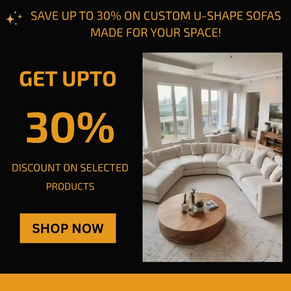Custom U-Shape Sofas