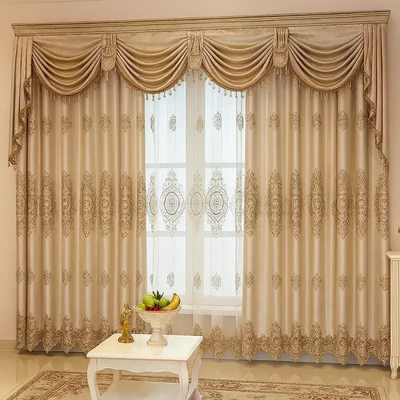 Embroidered Valance Curtains
