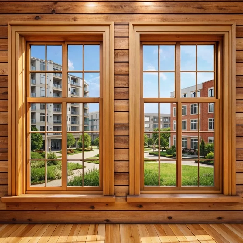 Fixed Custom Wood Windows