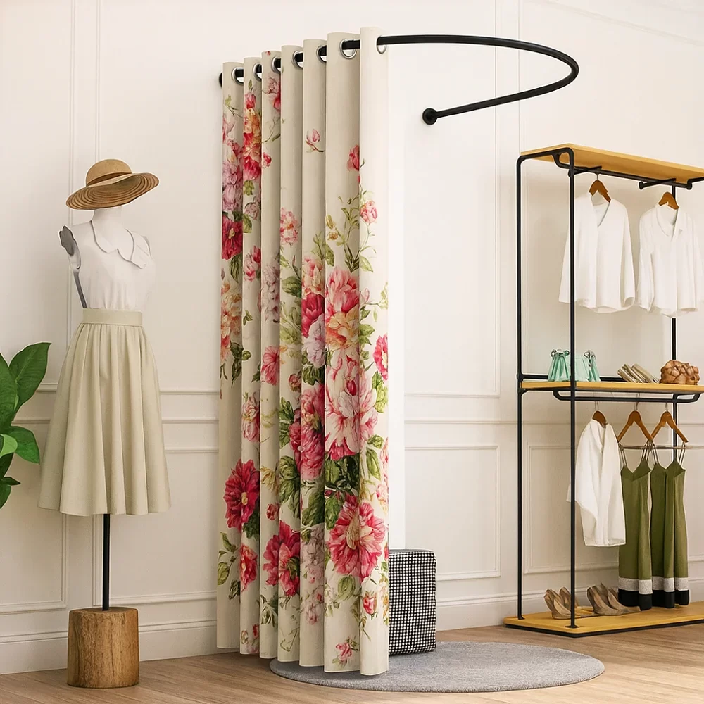 Floral Curtains Commercial
