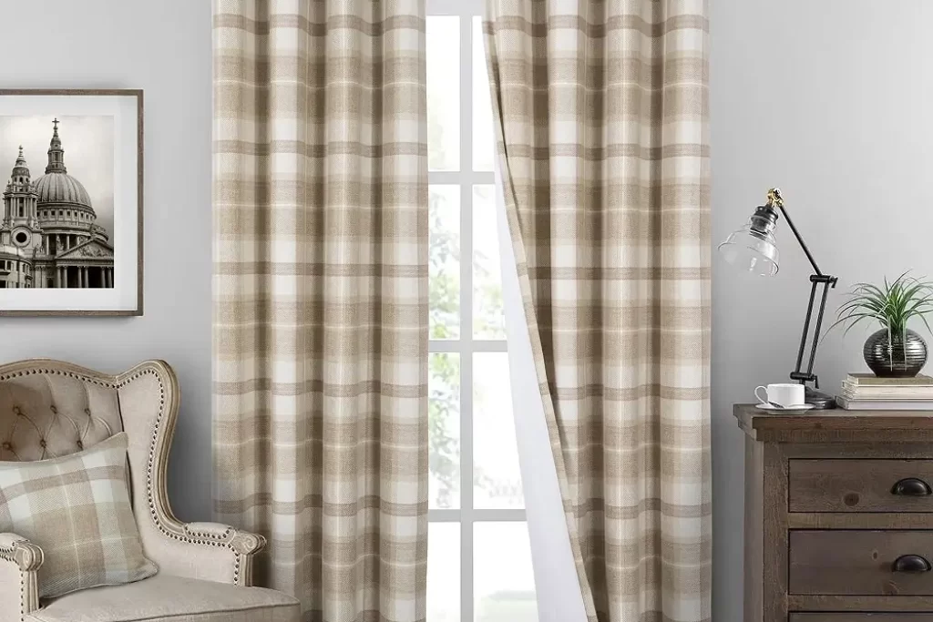 Gingham Blackout Curtains