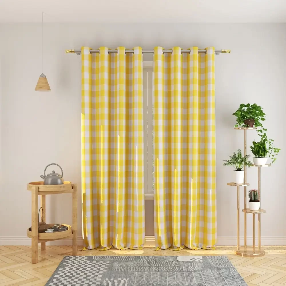 Gingham Curtains