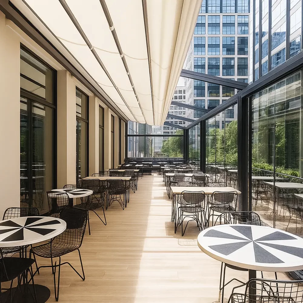 Glass Gazebo Commercial