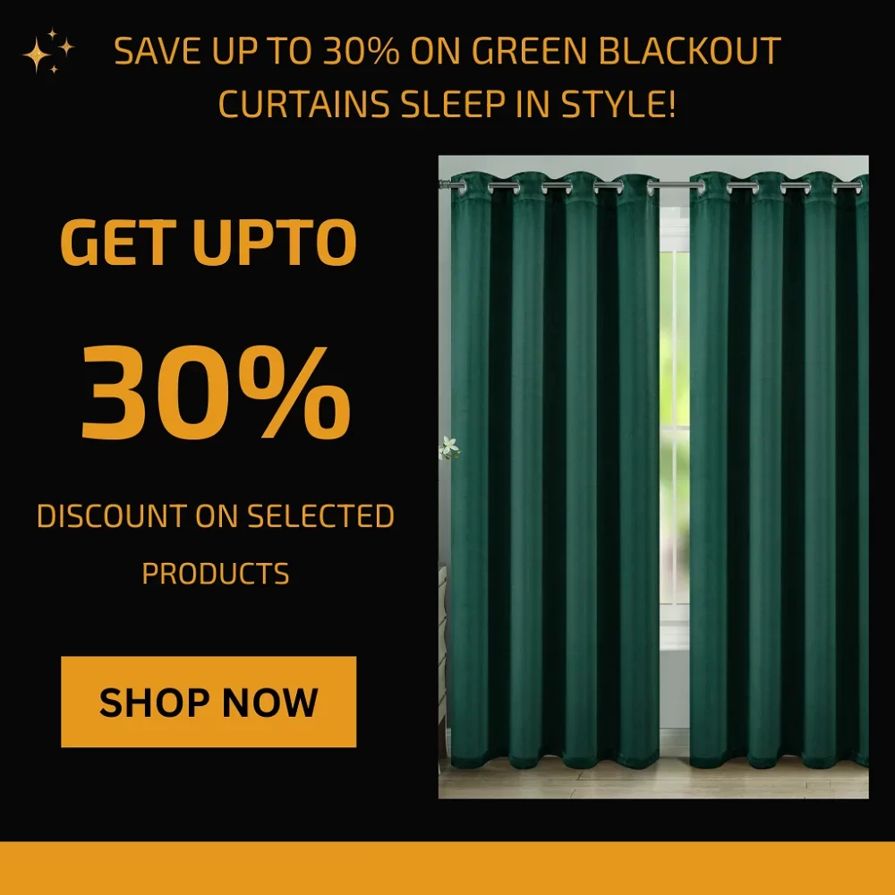 Green Blackout Curtains